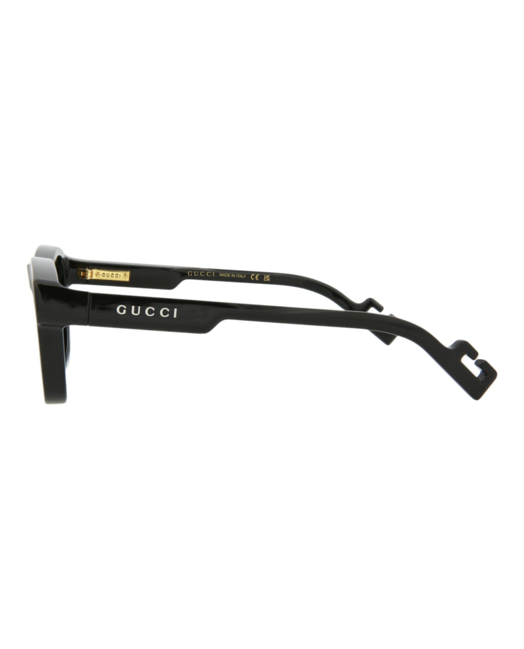 Gucci Mens Round/Oval Black Black Blue Fashion Designer Eyewear