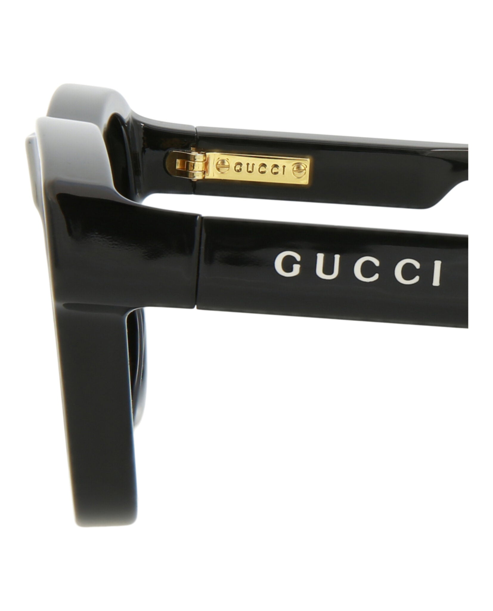 Gucci Mens Round/Oval Black Black Blue Fashion Designer Eyewear