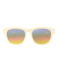 Gucci Mens Round/Oval Ivory Ivory Brown Fashion Designer Eyewear