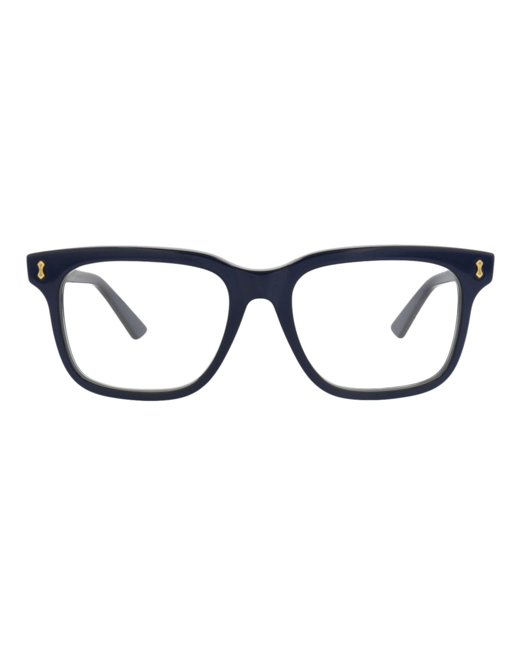 Gucci Mens Square/Rectangle Blue Blue Transparent Fashion Designer Eyewear