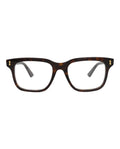 Gucci Mens Square/Rectangle Havana Havana Transparent Fashion Designer Eyewear