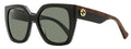 Gucci Square Web Sunglasses GG1300S 001 Black/Havana 55mm Black Havana