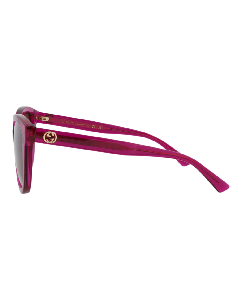 Gucci Womens Round/Oval Pink Pink Red Fashion Designer Eyewear