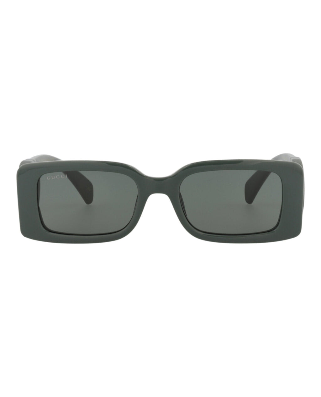 Gucci Womens Square/Rectangle Grey Grey Smoke Fashion Designer Eyewear