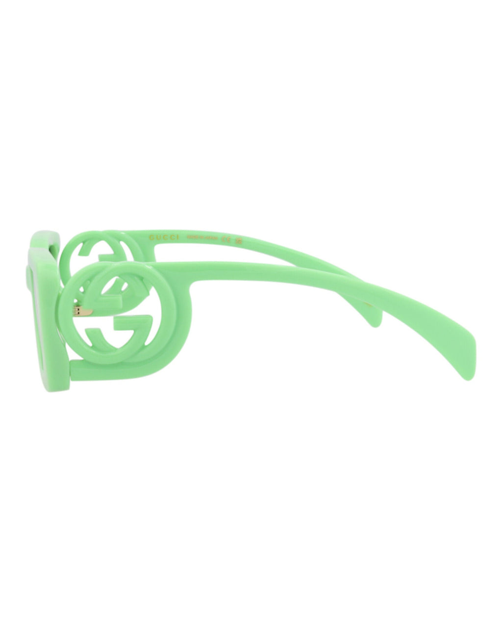 Gucci Womens Square/Rectangle Green Green Green Fashion Designer Eyewear