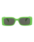Gucci Womens Square/Rectangle Green Green Grey Fashion Designer Eyewear