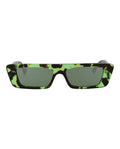 Gucci Mens Square/Rectangle Havana Havana Green Fashion Designer Eyewear