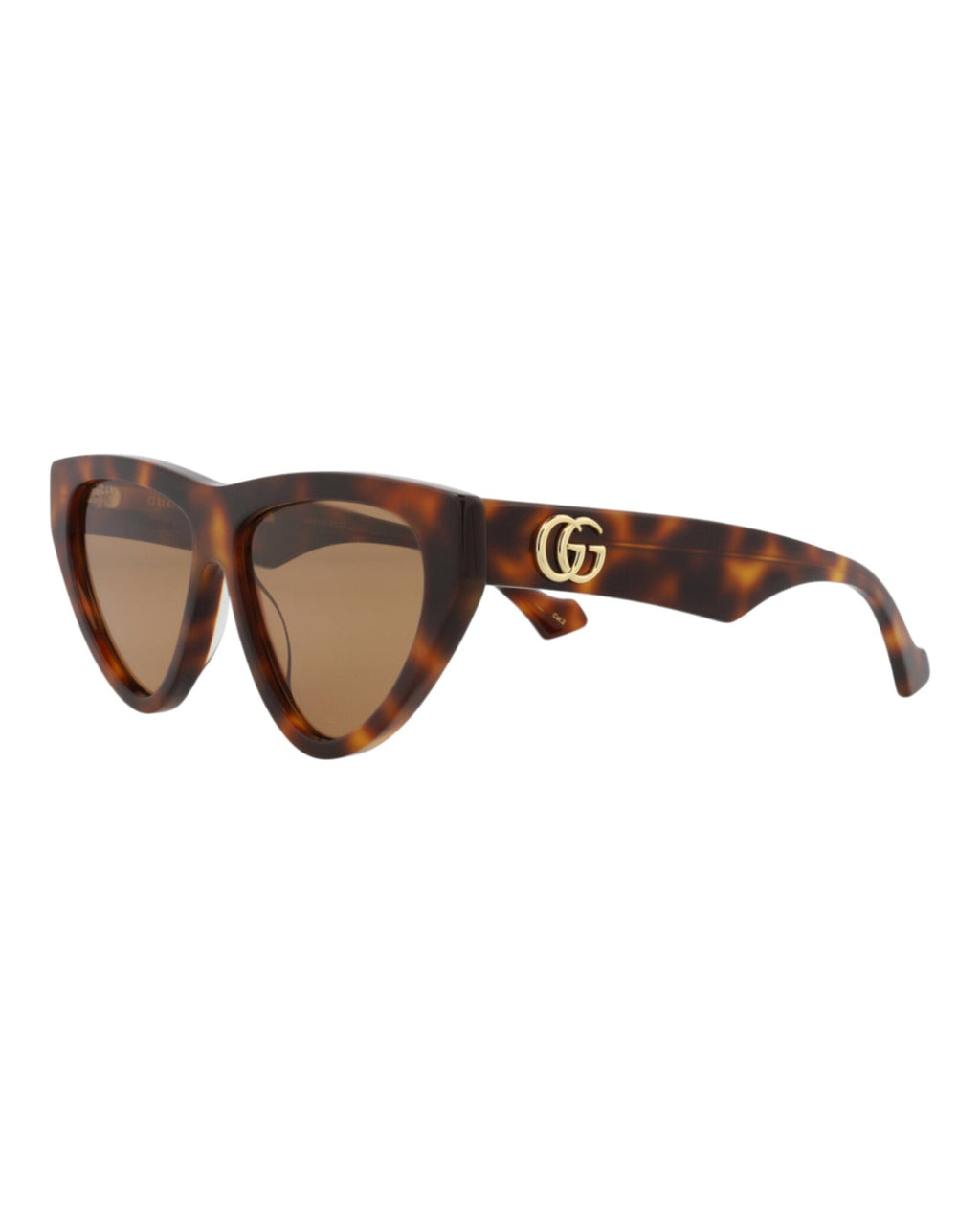 Gucci Womens Cat Eye Havana Havana Brown Fashion Designer Eyewear