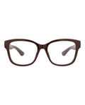 Gucci Womens Square/Rectangle Red Red Transparent Fashion Designer Eyewear