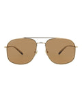 Gucci Mens Aviator Gold Havana Brown Fashion Designer Eyewear