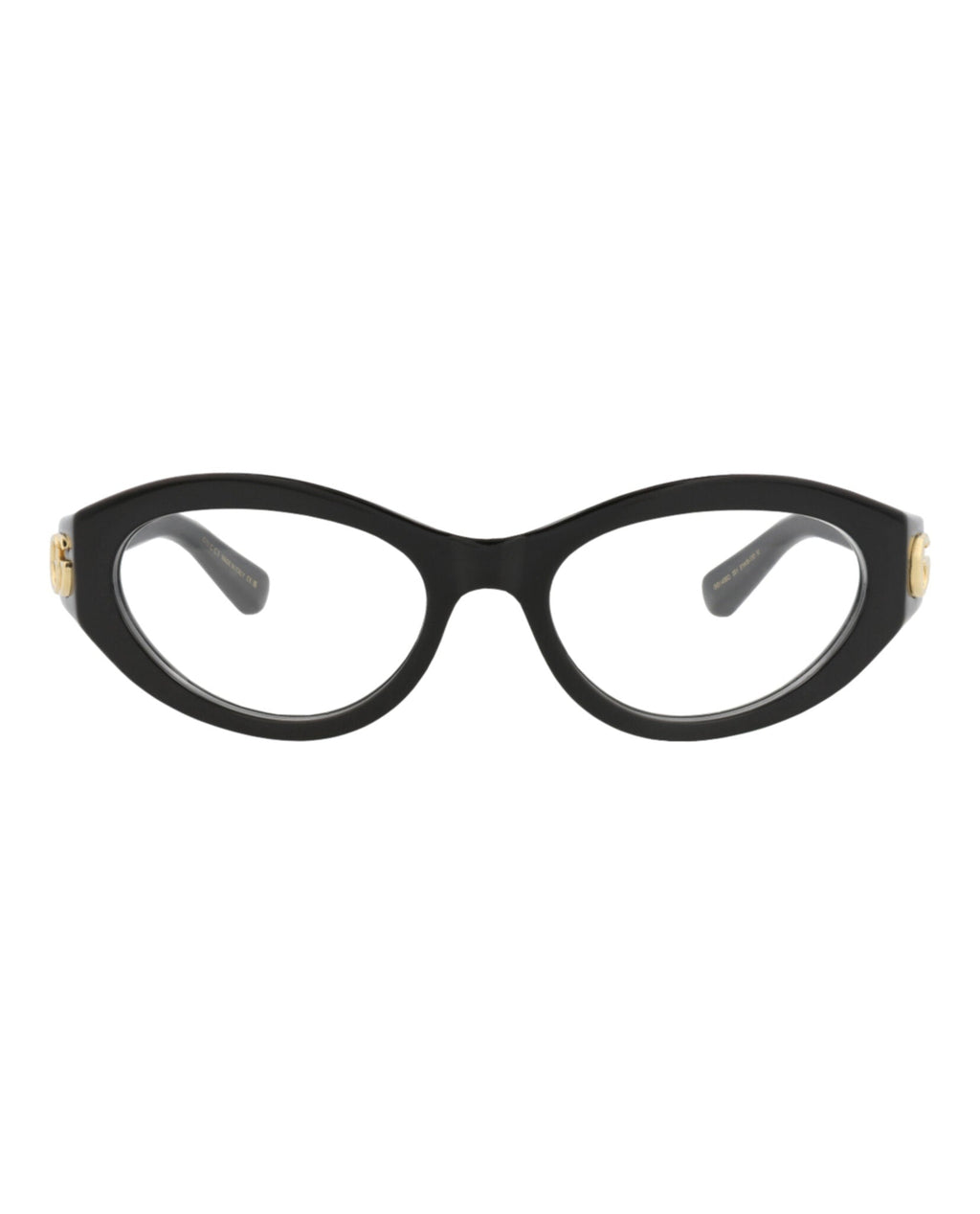 Gucci Womens Cat Eye Black Black Transparent Fashion Designer Eyewear