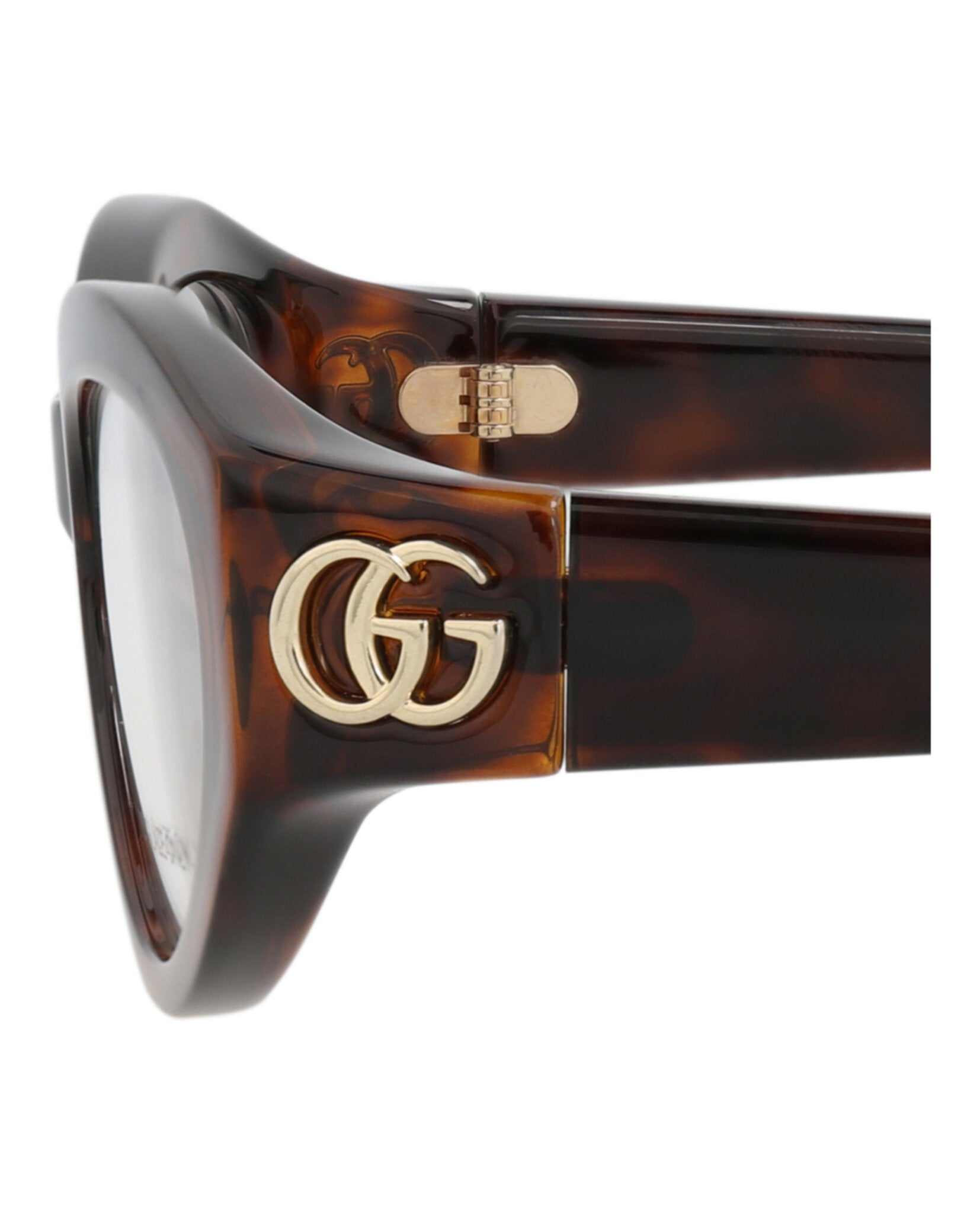 Gucci Womens Cat Eye Havana Havana Transparent Fashion Designer Eyewear