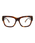 Gucci Womens Square/Rectangle Havana Havana Transparent Fashion Designer Eyewear
