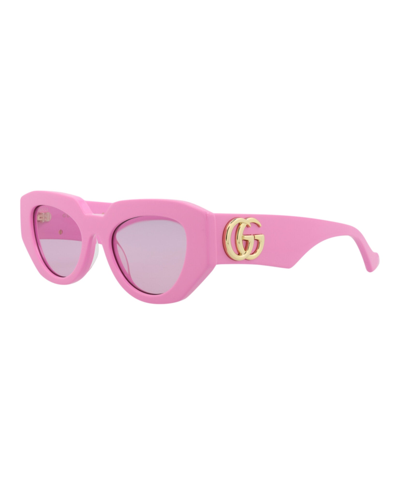 Gucci Womens Cat Eye Pink Pink Pink Fashion Designer Eyewear