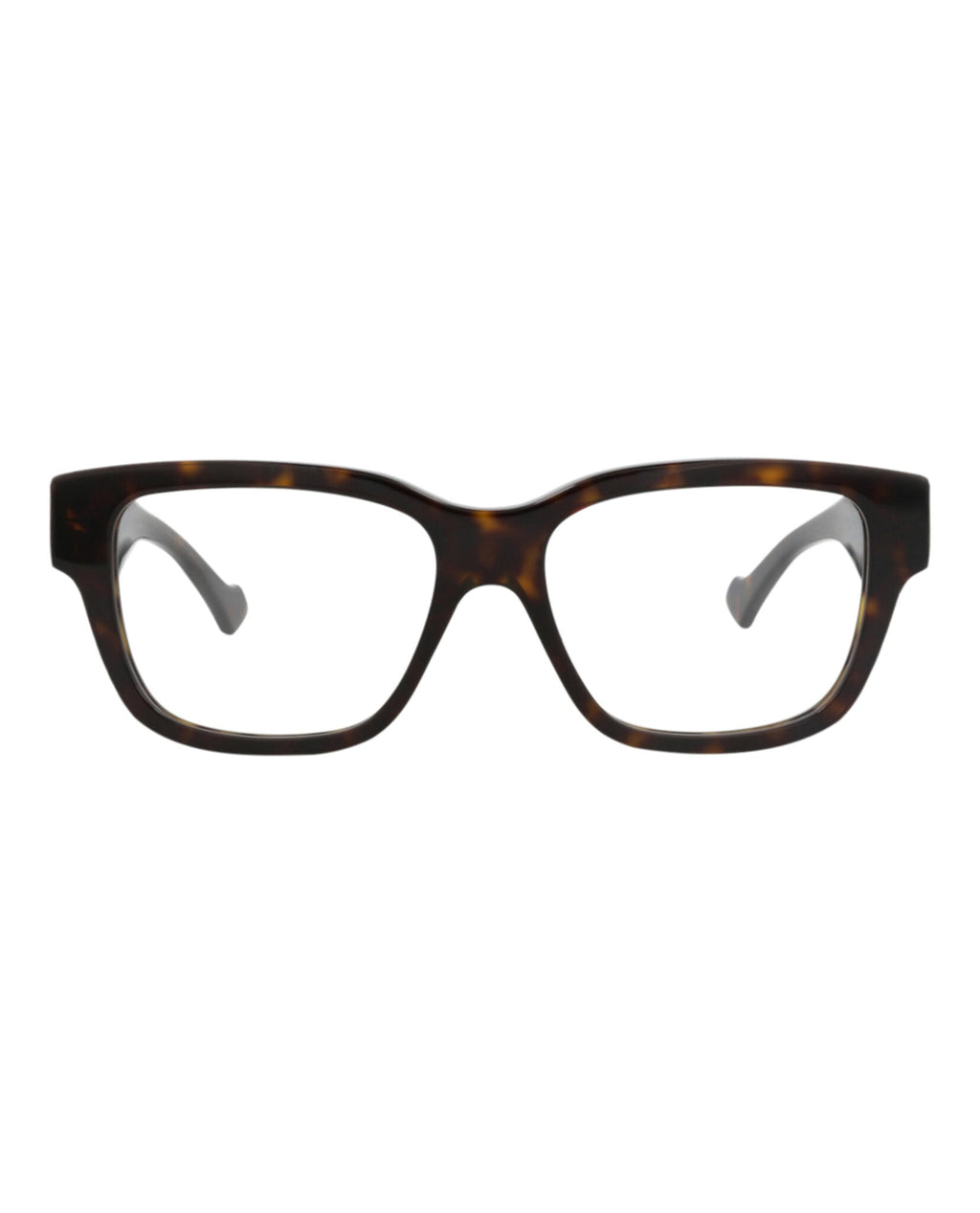 Gucci Mens Square/Rectangle Havana Havana Transparent Fashion Designer Eyewear