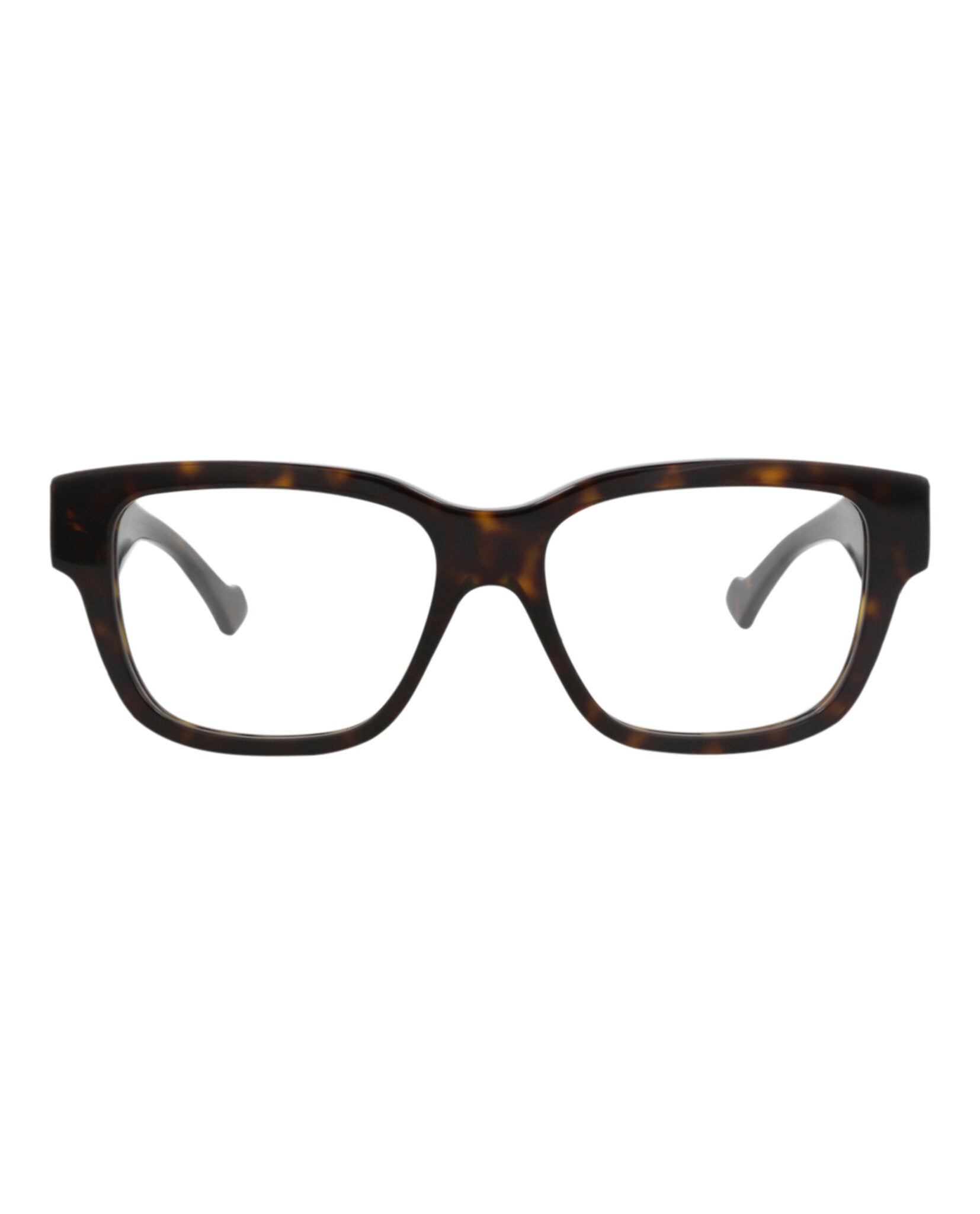 Gucci Mens Square/Rectangle Havana Havana Transparent Fashion Designer Eyewear