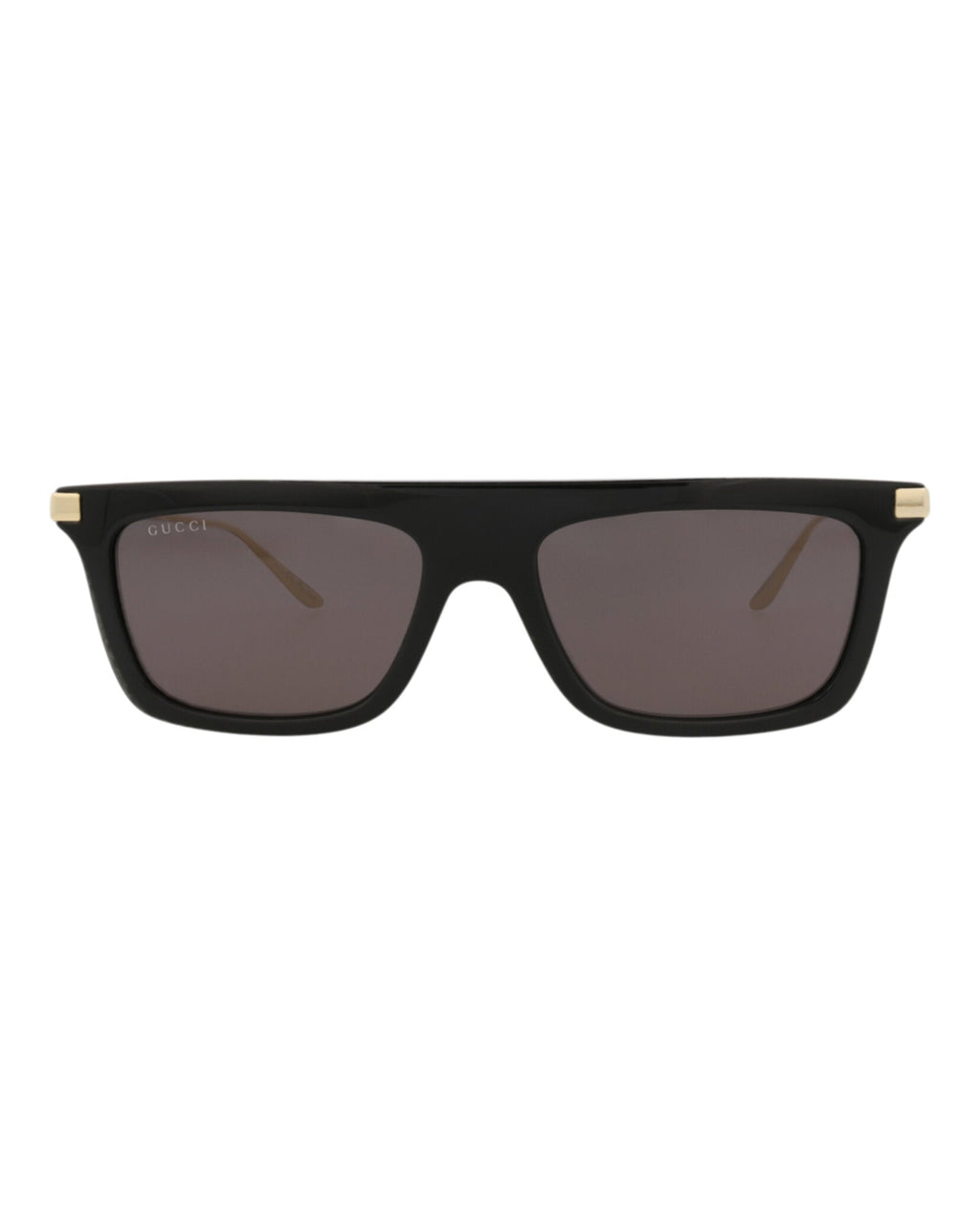 Gucci Mens Square/Rectangle Black Gold Grey Fashion Designer Eyewear