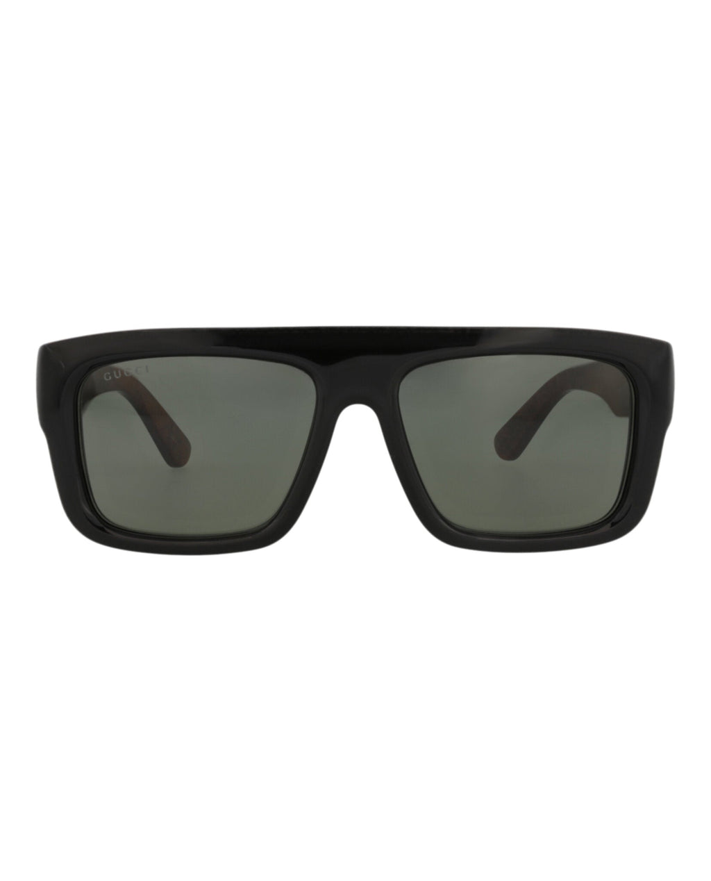 Gucci Mens Square/Rectangle Black Black Grey Fashion Designer Eyewear