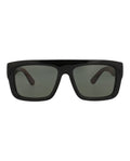Gucci Mens Square/Rectangle Black Black Grey Fashion Designer Eyewear