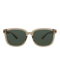 Gucci Mens Square/Rectangle Brown Brown Green Fashion Designer Eyewear