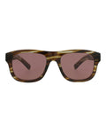 Gucci Mens Square/Rectangle Havana Havana Brown Fashion Designer Eyewear
