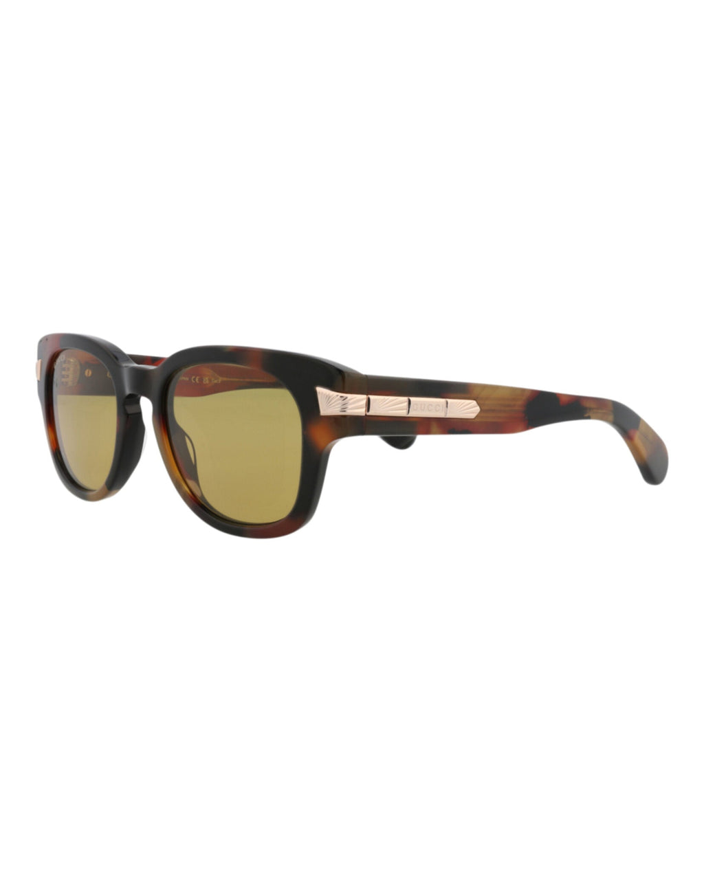 Gucci Mens Round/Oval Havana Havana Brown Fashion Designer Eyewear