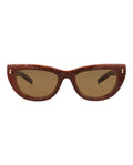Gucci Womens Cat Eye Pink Pink Brown Fashion Designer Eyewear