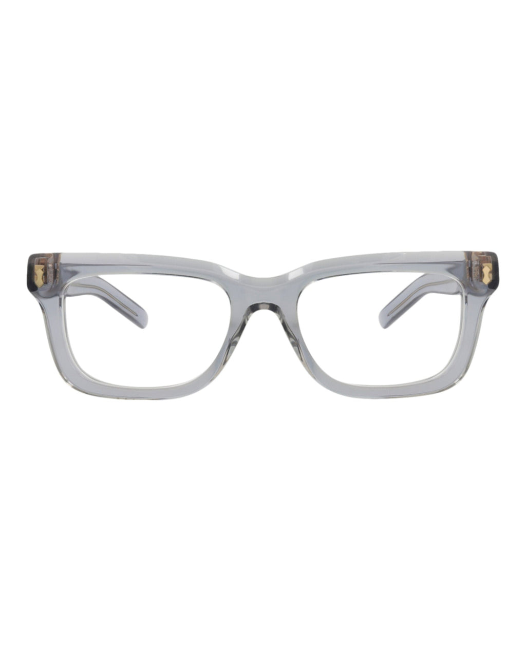 Gucci Womens Square/Rectangle Grey Grey Transparent Fashion Designer Eyewear