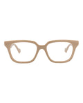 Gucci Womens Square/Rectangle Nude Nude Transparent Fashion Designer Eyewear