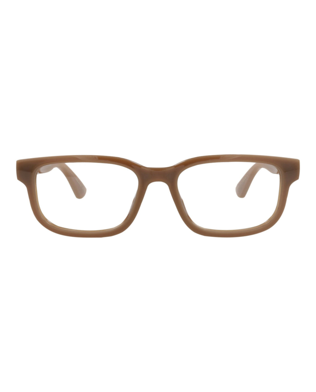 Gucci Mens Square/Rectangle Brown Brown Transparent Fashion Designer Eyewear