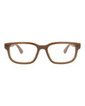 Gucci Mens Square/Rectangle Brown Brown Transparent Fashion Designer Eyewear