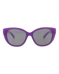 Gucci Womens Cat Eye Violet Violet Grey Fashion Designer Eyewear