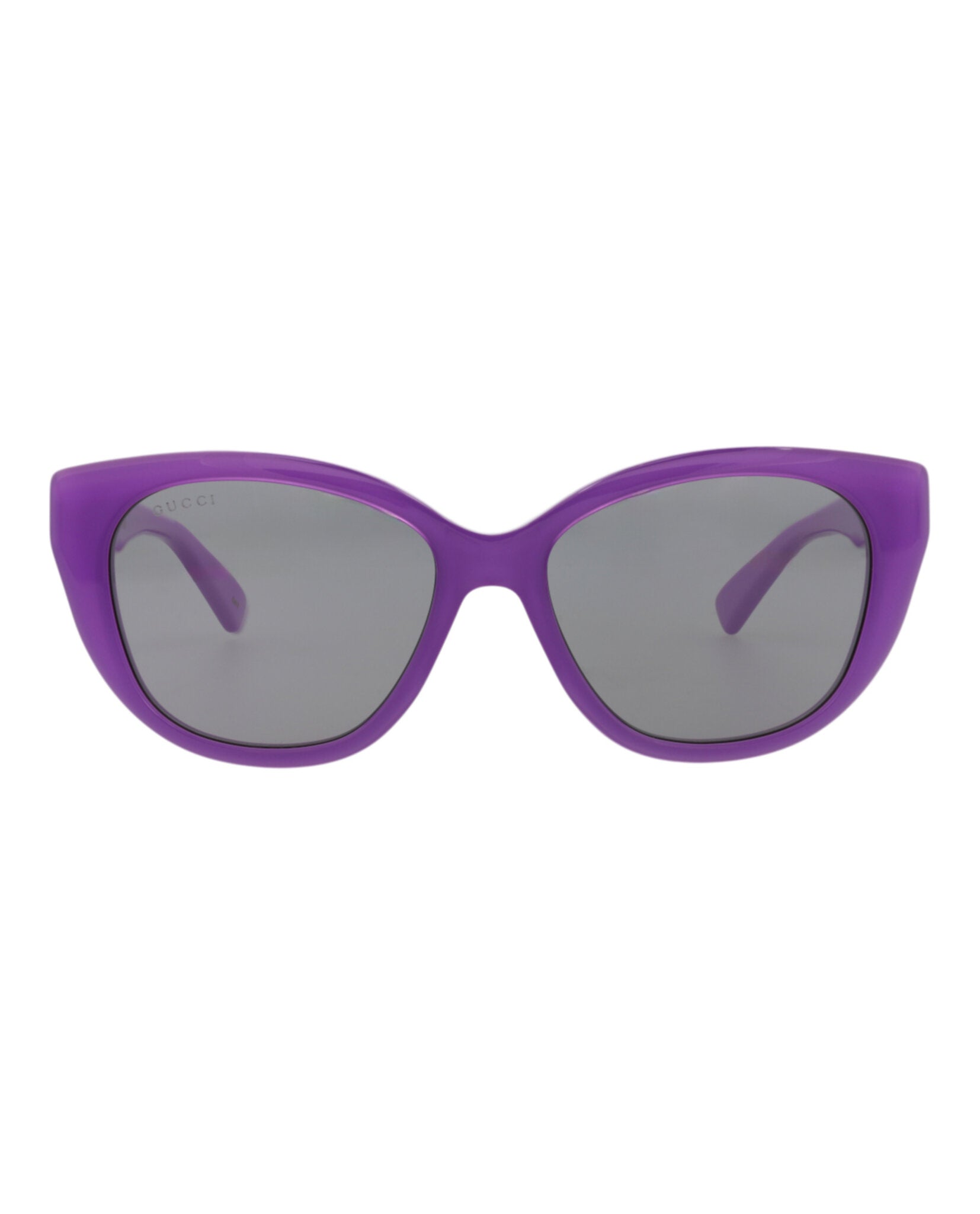 Gucci Womens Cat Eye Violet Violet Grey Fashion Designer Eyewear