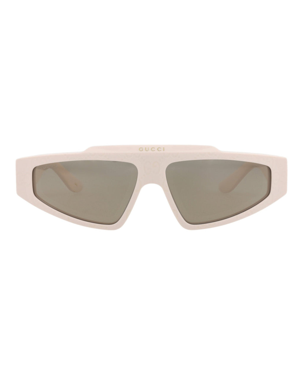 Gucci Mens Square/Rectangle Ivory Ivory Grey Fashion Designer Eyewear
