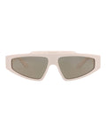 Gucci Mens Square/Rectangle Ivory Ivory Grey Fashion Designer Eyewear