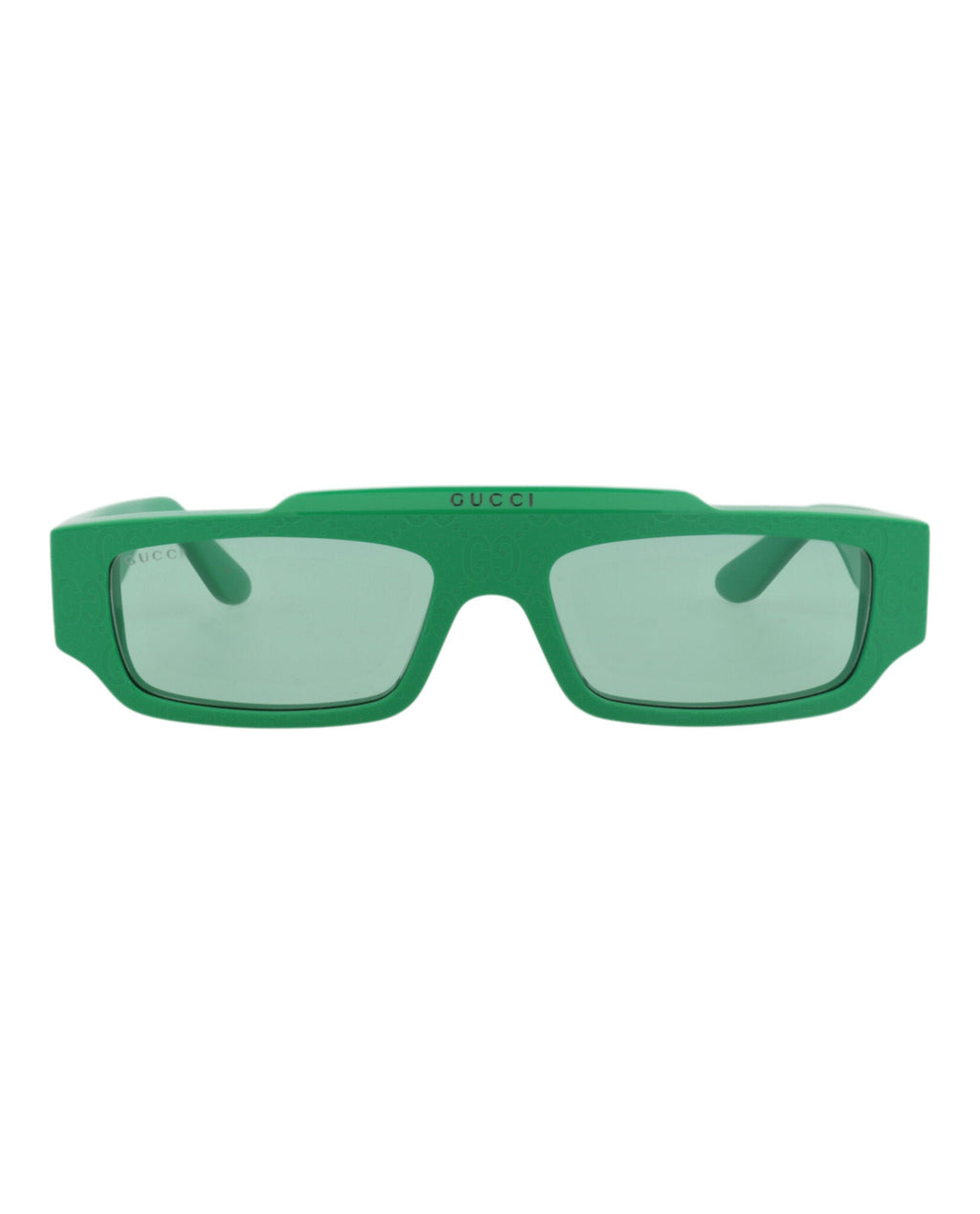 Gucci Mens Square/Rectangle Green Green Green Fashion Designer Eyewear