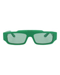 Gucci Mens Square/Rectangle Green Green Green Fashion Designer Eyewear
