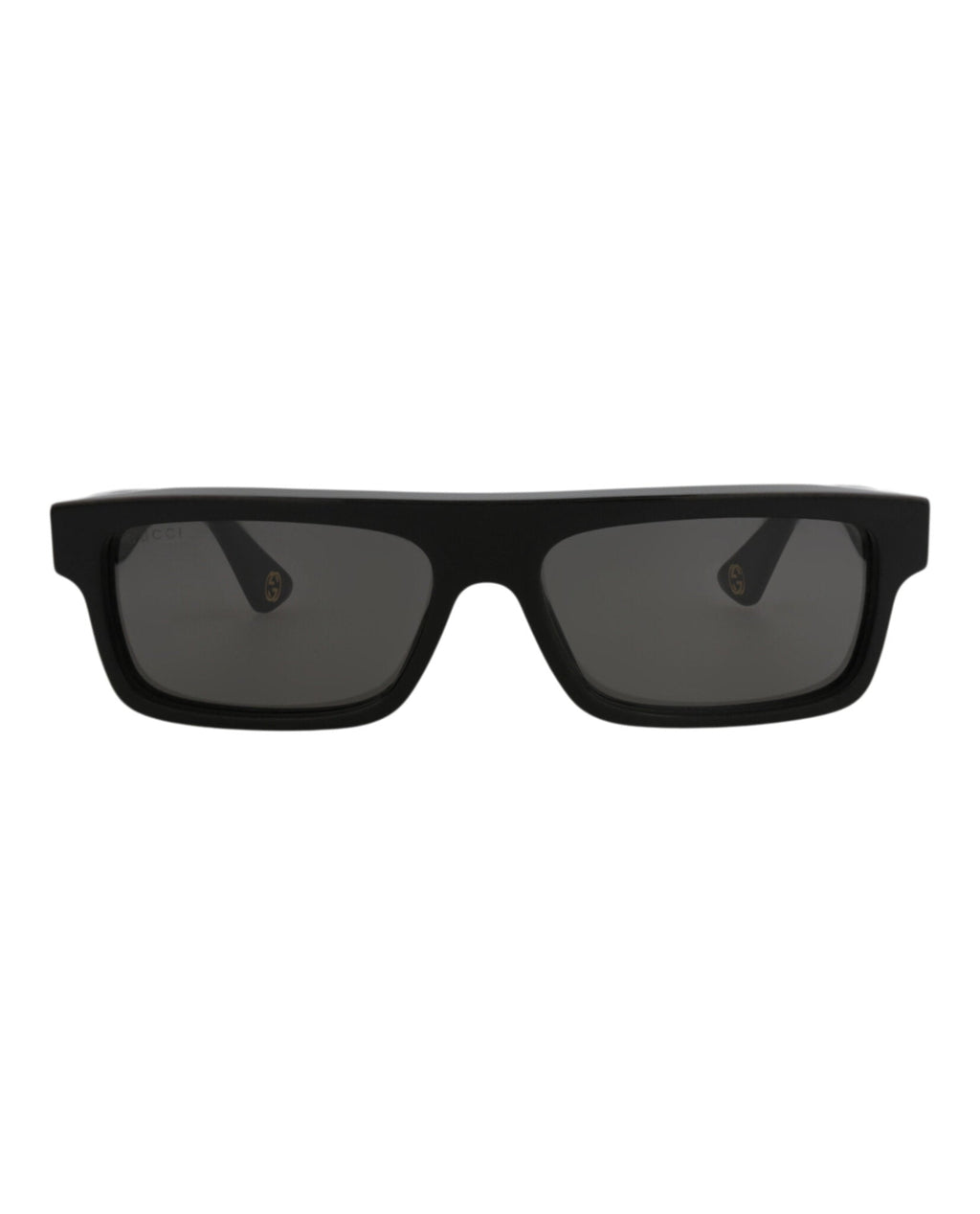 Gucci Mens Square/Rectangle Black Black Grey Fashion Designer Eyewear