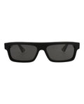 Gucci Mens Square/Rectangle Black Black Grey Fashion Designer Eyewear