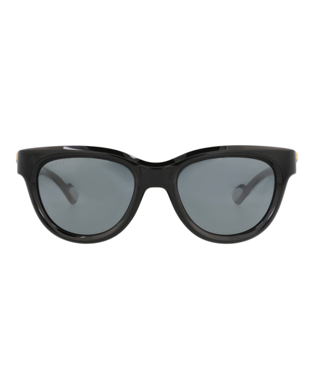 Gucci Mens Round/Oval Black Black Grey Fashion Designer Eyewear