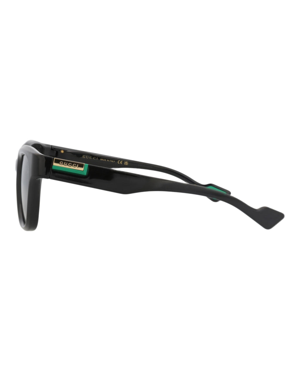 Gucci Mens Square/Rectangle Black Black Grey Fashion Designer Eyewear