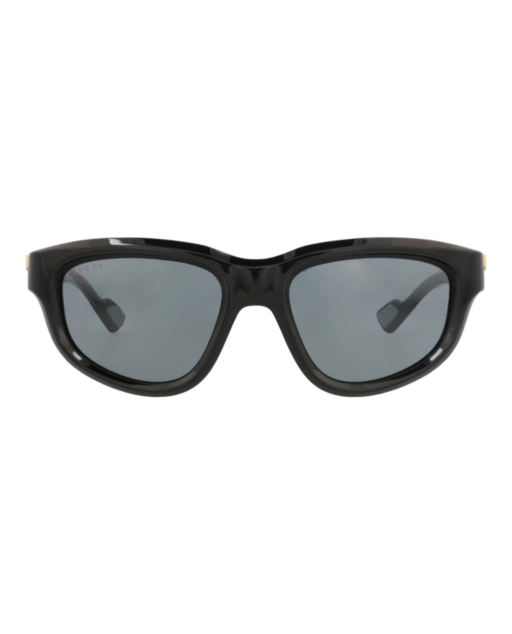 Gucci Mens Round/Oval Black Black Grey Fashion Designer Eyewear