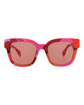 Gucci Womens Square/Rectangle Red Red Orange Fashion Designer Eyewear