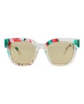 Gucci Womens Square/Rectangle Multicolor Multicolor Brown Fashion Designer Eyewear