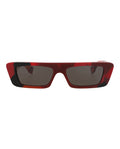 Gucci Mens Square/Rectangle Red Red Grey Fashion Designer Eyewear