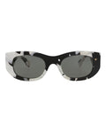 Gucci Unisex Round/Oval Black Black Grey Fashion Designer Eyewear