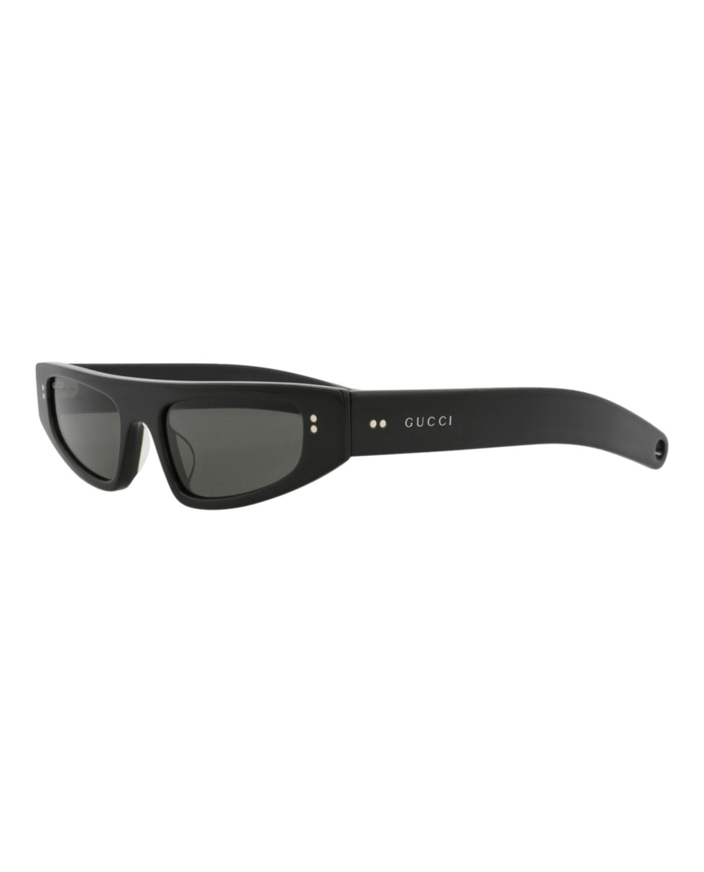 Gucci Womens Cat Eye Black Black Grey Fashion Designer Eyewear