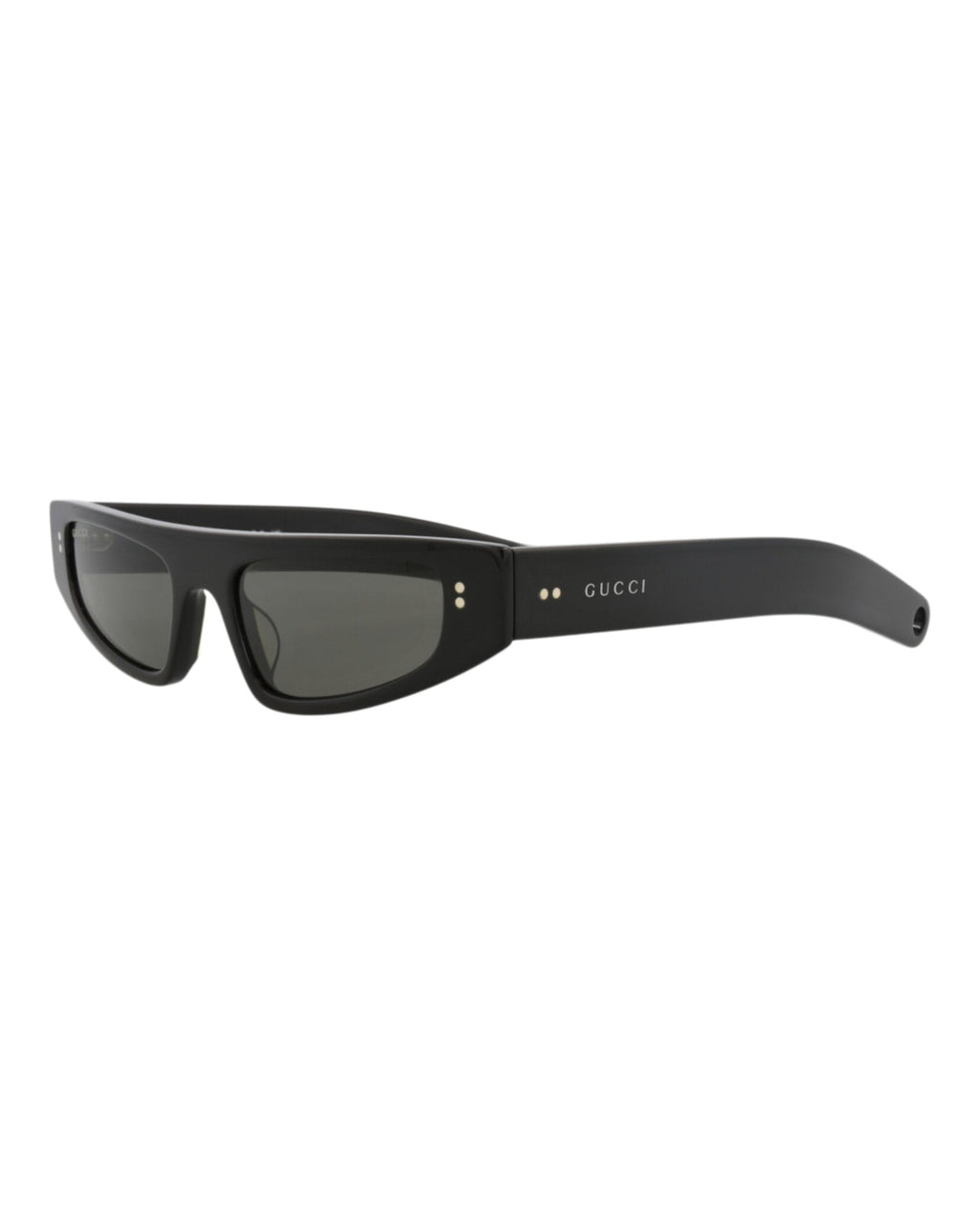 Gucci Womens Cat Eye Black Black Grey Fashion Designer Eyewear