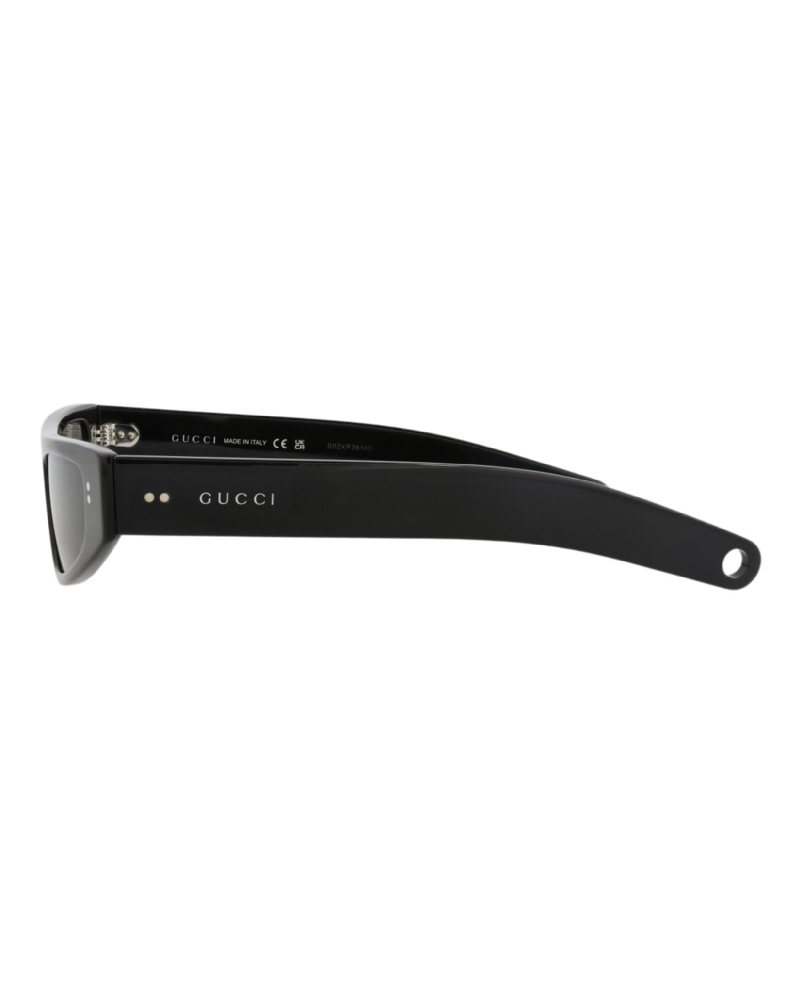 Gucci Womens Cat Eye Black Black Grey Fashion Designer Eyewear