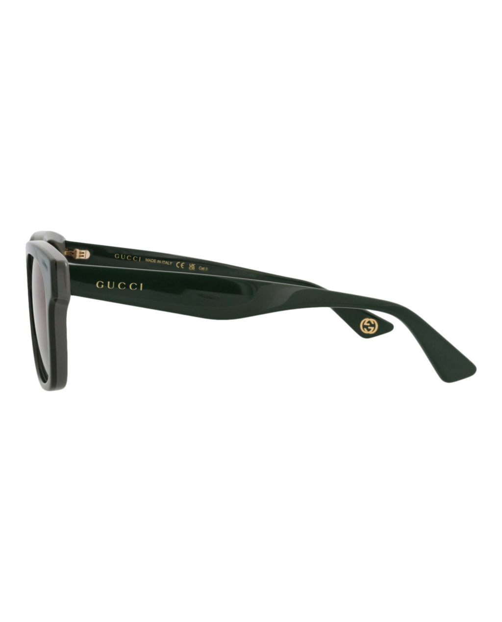 Gucci Mens Square/Rectangle Green Green Blue Fashion Designer Eyewear
